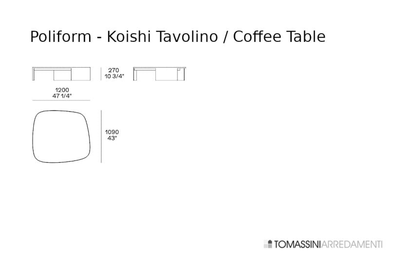 Koishi Marble Coffee Table (Expo Offer) Poliform - 7