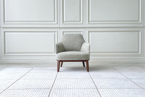 Fauteuil Jane Large en tissu taupe (Offre Expo) - 8 2