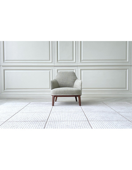 Fauteuil Jane Large en tissu taupe (Offre Expo) - 1