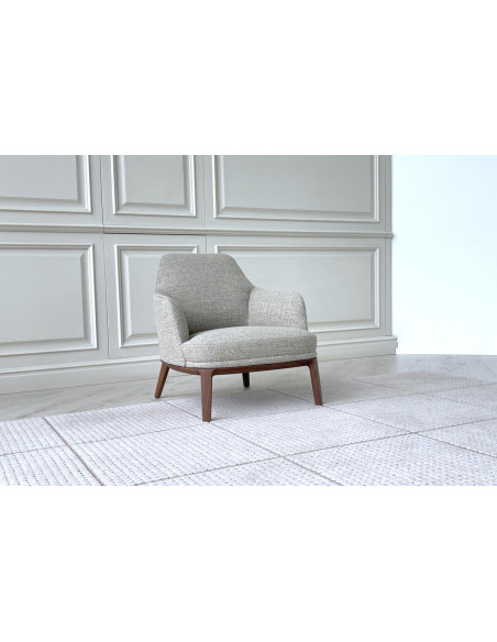 Jane Large Taupe Fabric Armchair (Expo Offer)  - 2