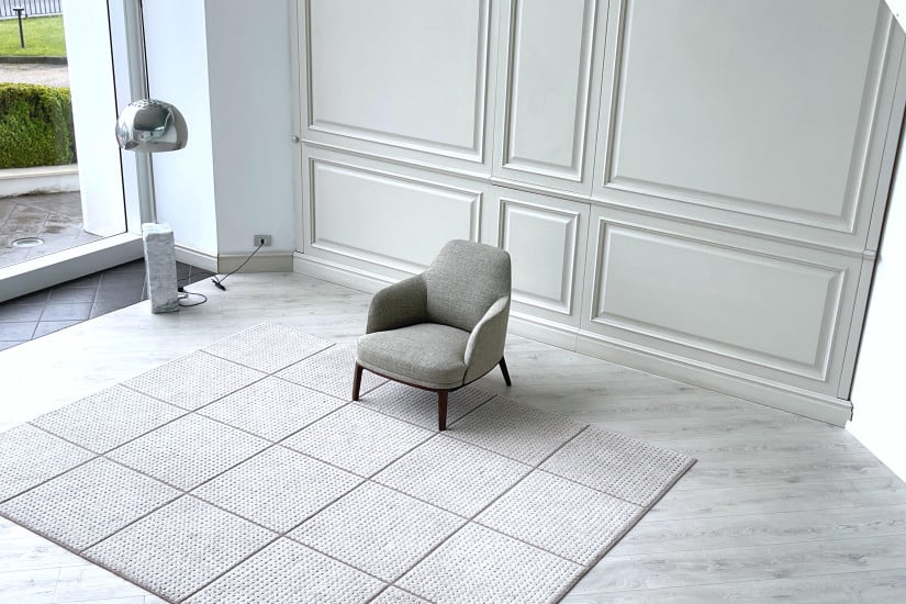 Fauteuil Jane Large en tissu taupe (Offre Expo) - 5