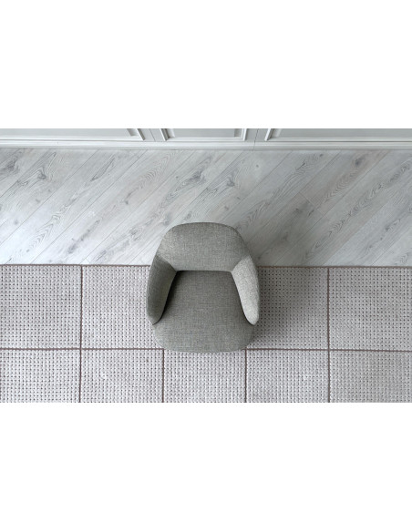 Fauteuil Jane Large en tissu taupe (Offre Expo) - 6