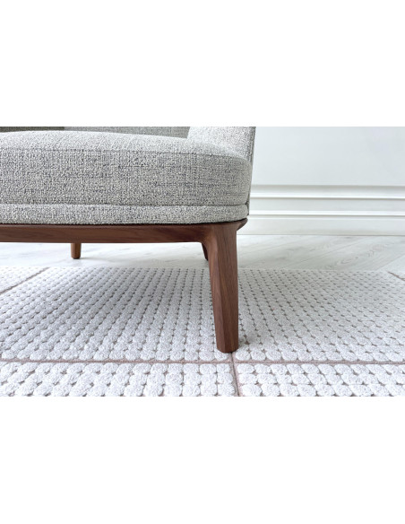 Fauteuil Jane Large en tissu taupe (Offre Expo) - 7