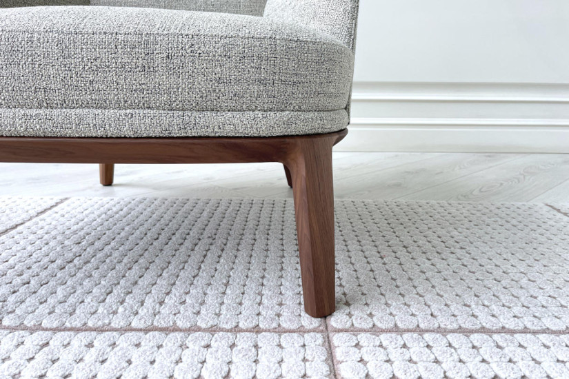 Jane Large Taupe Fabric Armchair (Expo Offer)  - 7