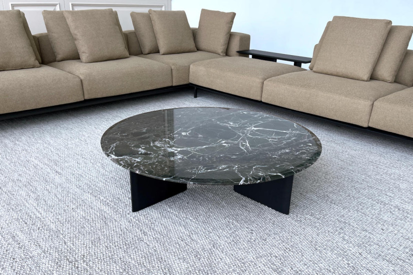 Table Mush en marbre vert (Offre Expo) - 1