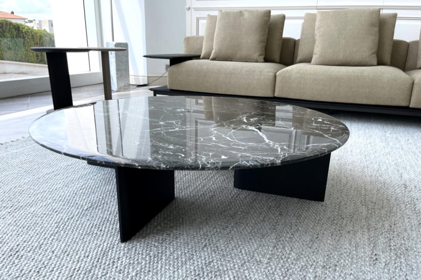 Mush Green Marble Coffee Table (Expo Offer)  - 4