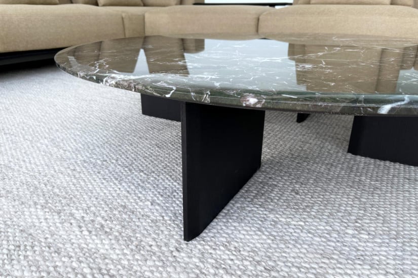 Mush Green Marble Coffee Table (Expo Offer)  - 5