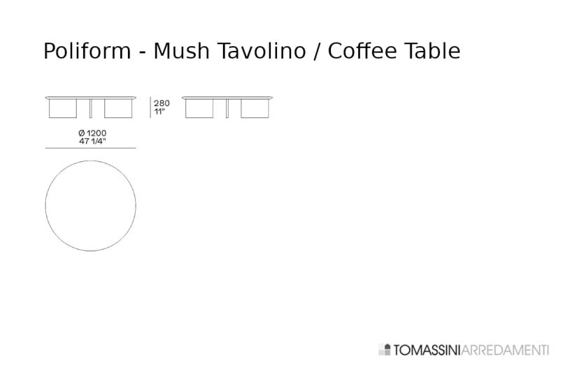 Mush Coffee Table Poliform - 5