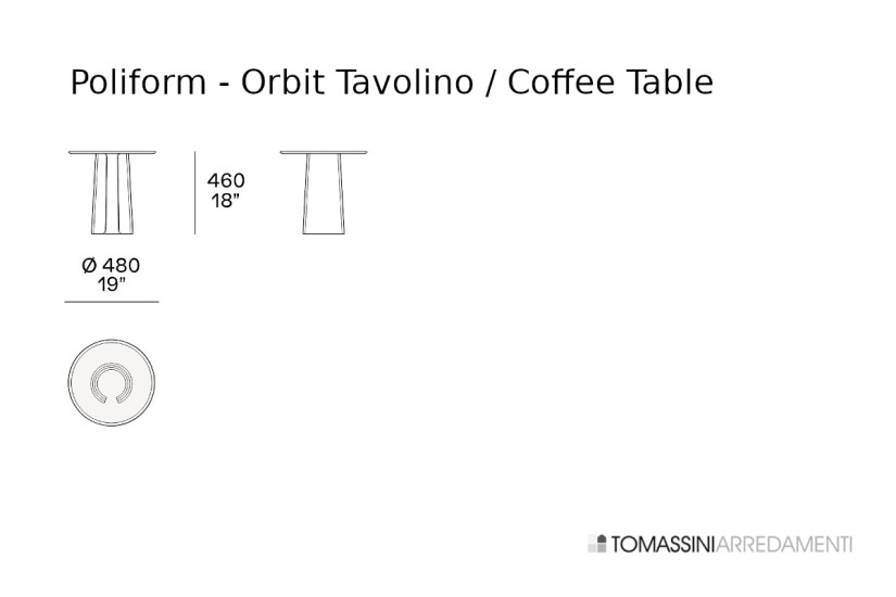 Tavolino Orbit Poliform - 3