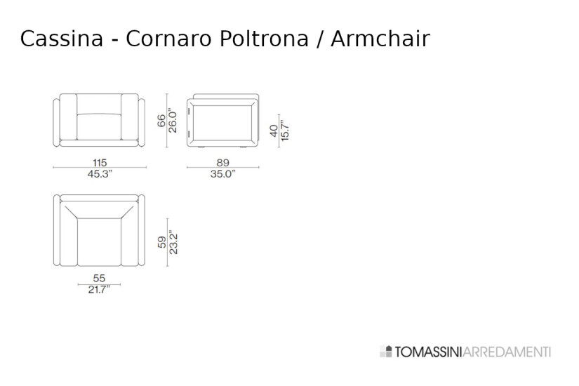 Poltrona Cornaro Cassina - 7