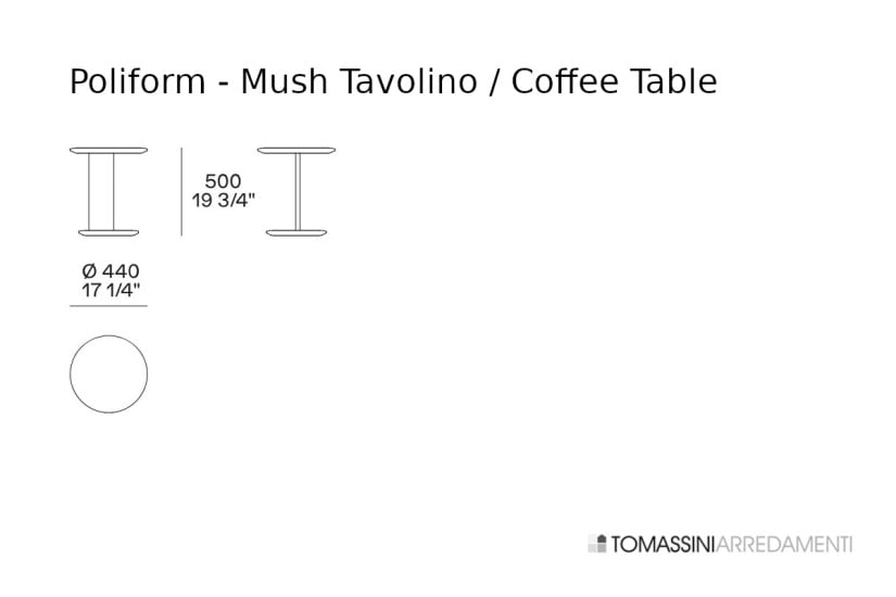 Tavolino Mush nero (Offerta Expo)  - 8