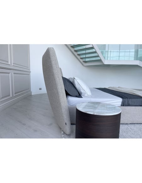 Lit Rever en tissu gris (Offre Expo) - 3