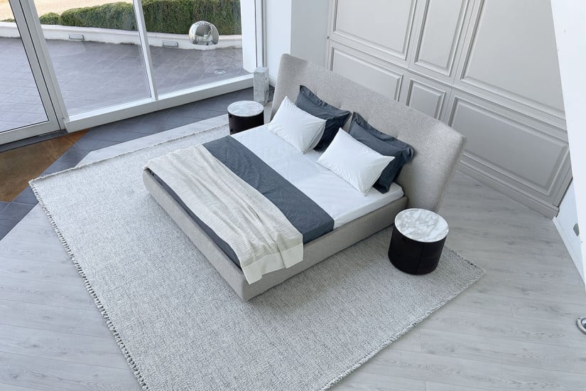 Rever Grey Fabric Bed (Expo Offer)  - 4