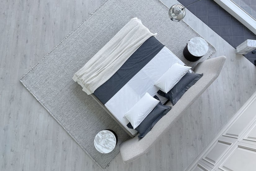 Lit Rever en tissu gris (Offre Expo) - 5