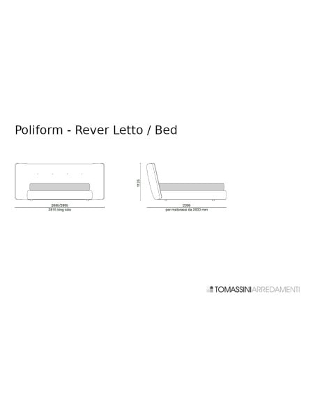 Lit Rever en tissu gris (Offre Expo) - 8