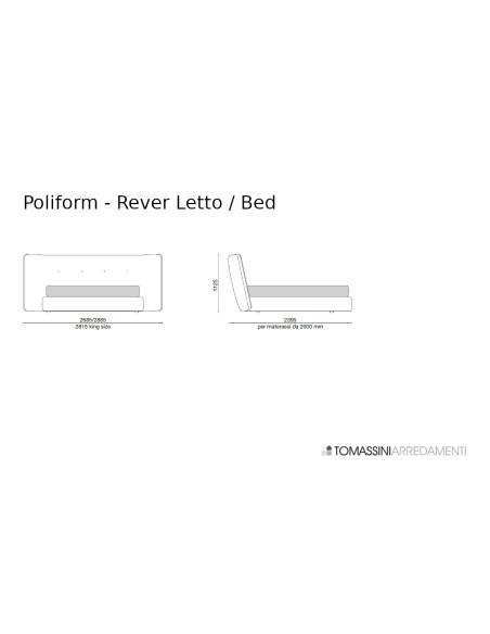 Rever Grey Fabric Bed (Expo Offer)  - 8