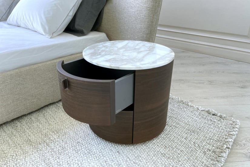 Comodino Onda in marmo (Offerta Expo) Poliform - 2