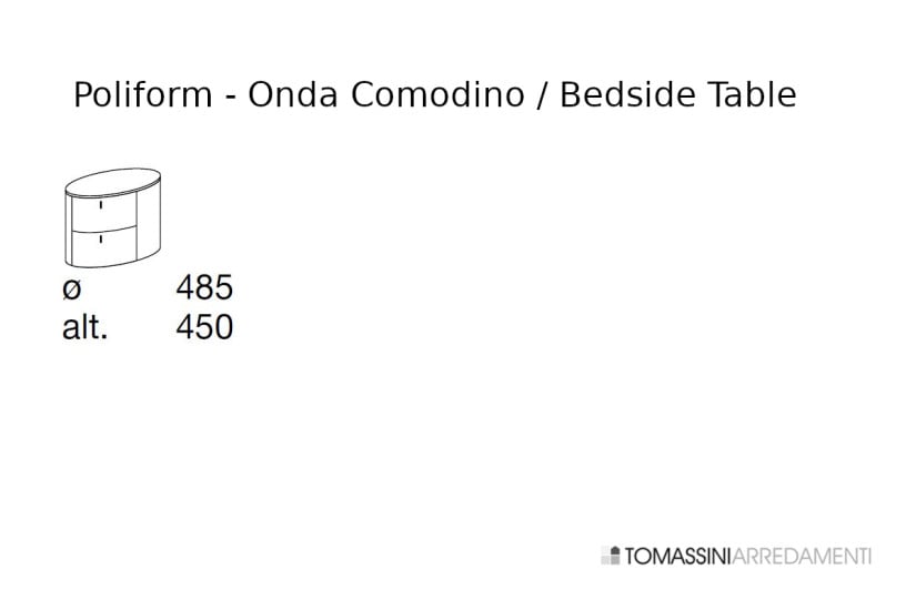Onda Marble Bedside Table (Expo Offer) Poliform - 8