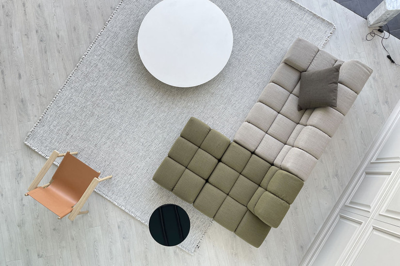 Divano Tufty-Time verde e grigio (Offerta Expo)  - 6