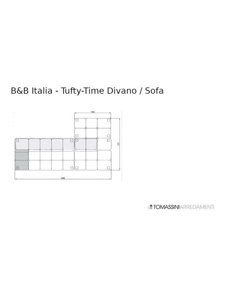 Tufty-Time Green and Grey Sofa (Expo Offer)  - 8