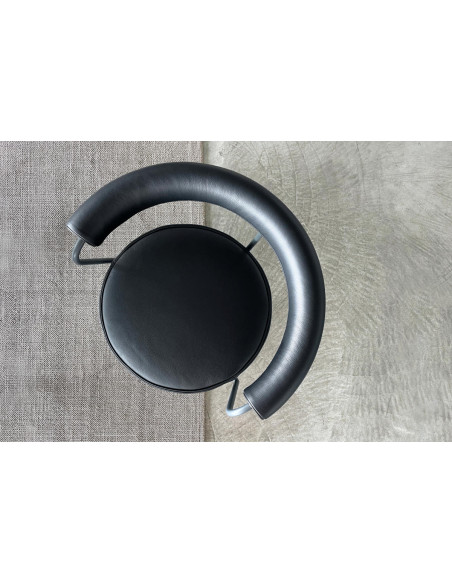 Chaise LC7 en cuir anthracite (Offre Expo) - 6