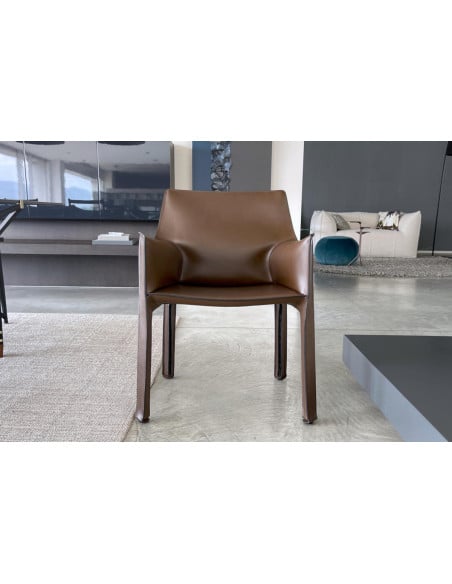 Sedia Cab 413 in cuoio (Offerta Expo)  - 1