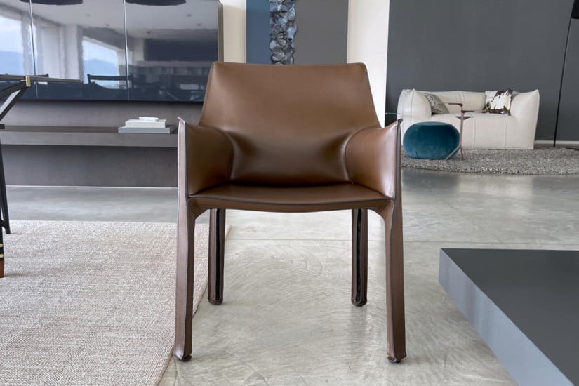 Chaise Cab 413 en cuir (Offre Expo) - 1