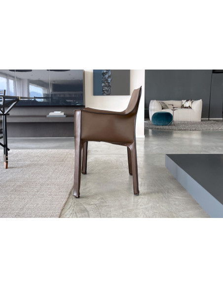 Chaise Cab 413 en cuir (Offre Expo) - 3