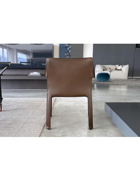 Chaise Cab 413 en cuir (Offre Expo) - 4