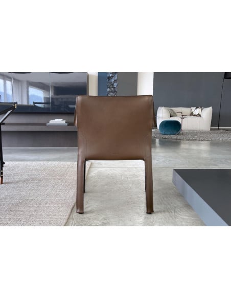 Sedia Cab 413 in cuoio (Offerta Expo)  - 4