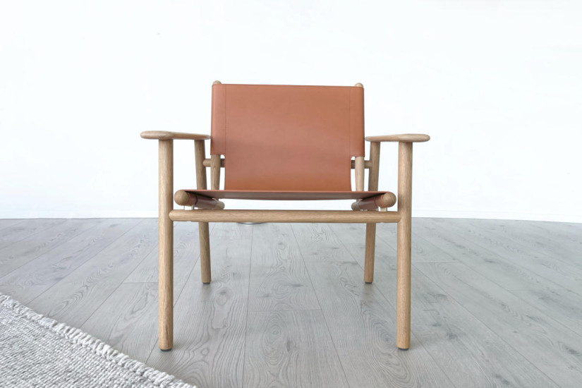 Cordoba Orange Leather Armchair (Expo Offer) B&B Italia - 1