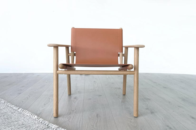 Poltrona Cordoba in pelle arancione (Offerta Expo) B&B Italia - 1