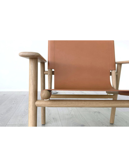 Fauteuil Cordoba en cuir orange (Offre Expo) B&B Italia - 4