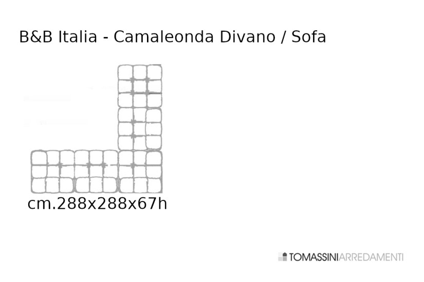 Divano Camaleonda grigio (Offerta Expo)  - 7