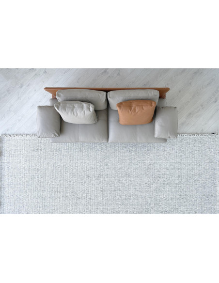 Divano Get Back in pelle marrone e grigia (Offerta Expo) Poltrona Frau - 7