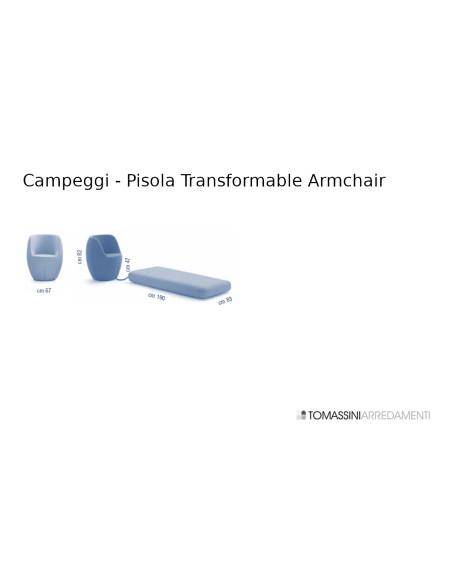 Poltroncina trasformabile Pisola Campeggi - 4