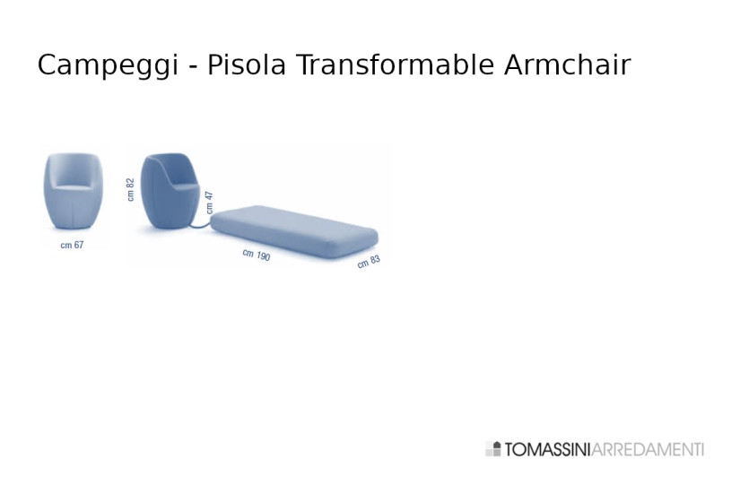 Fauteuil transformable Pisola Campeggi - 4