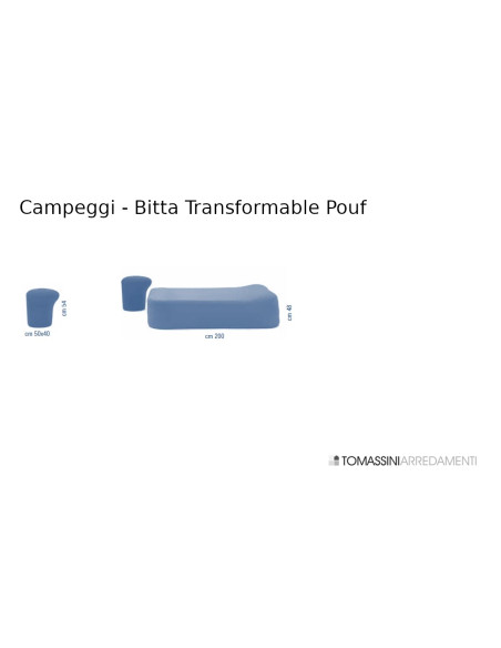 Pouf Transformable Bitta Campeggi - 6