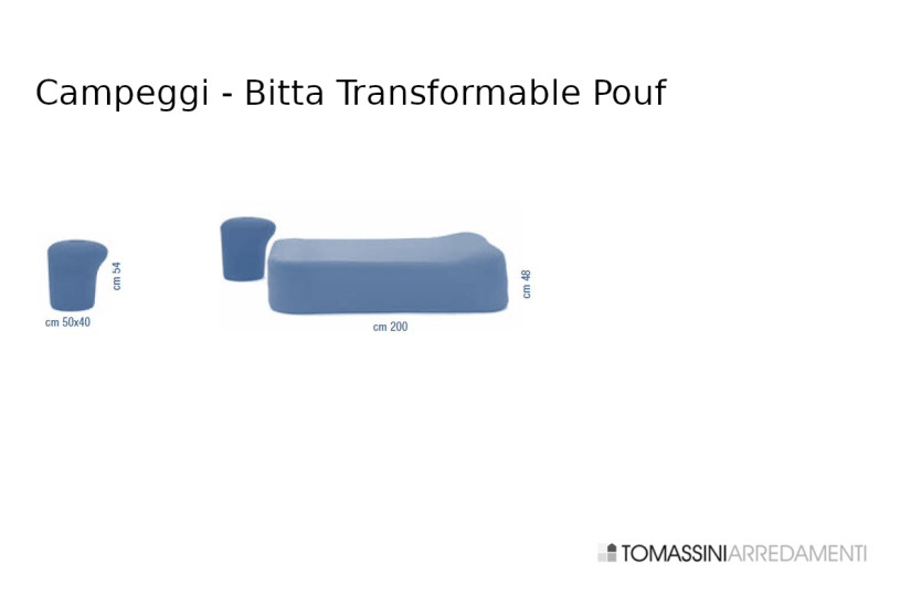 Bitta Transformable Pouf Campeggi - 6