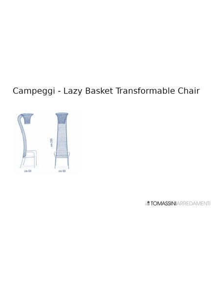 Lazy Basketball Transformable Chair Campeggi - 4