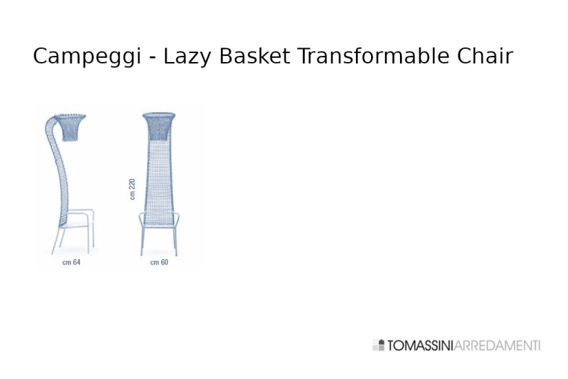 Sedia trasformabile Lazy Basketball Campeggi - 4