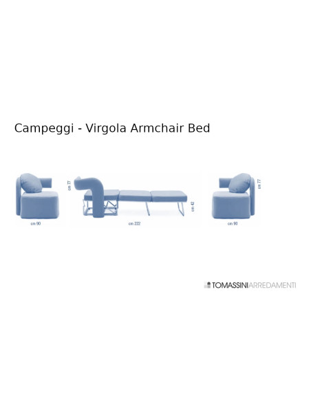 Poltrona Letto Virgola Campeggi - 5