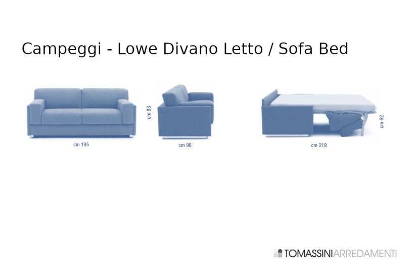Lowe Double Sofa Bed  - 6