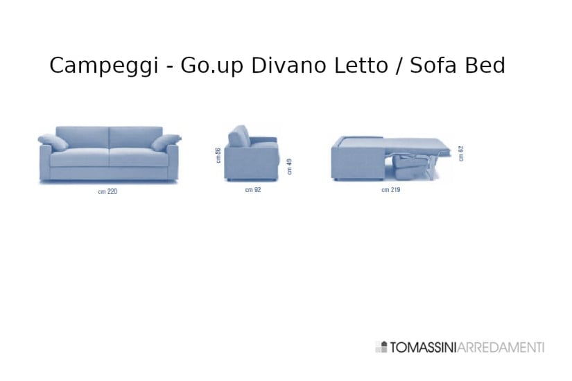 Divano Letto Matrimoniale Go.up Campeggi - 5