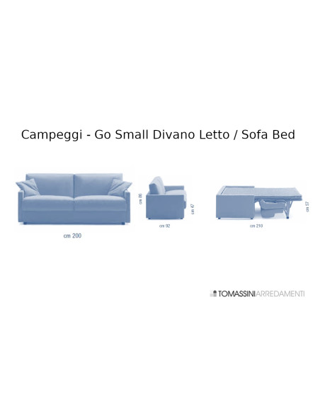 Go Small Double Sofa Bed Campeggi - 4