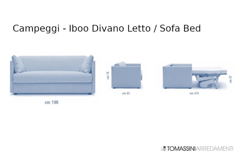 Iboo Double Sofa Bed Campeggi - 5