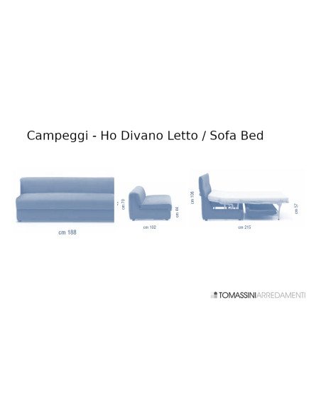 Ho Double Sofa Bed Campeggi - 5