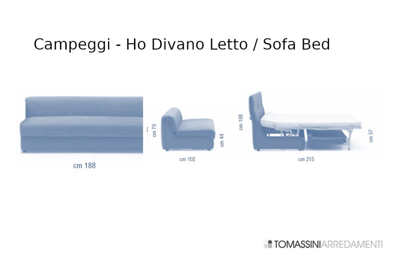 Ho Double Sofa Bed Campeggi - 5