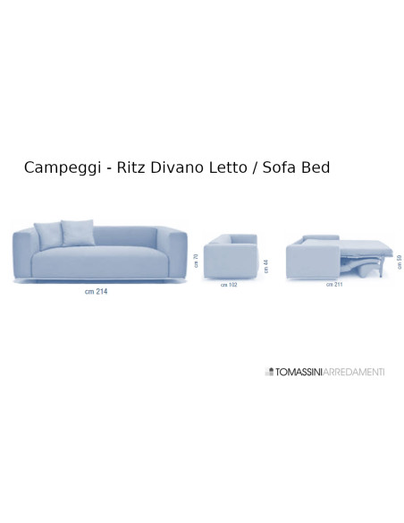 Canapé-lit double Ritz Campeggi - 5