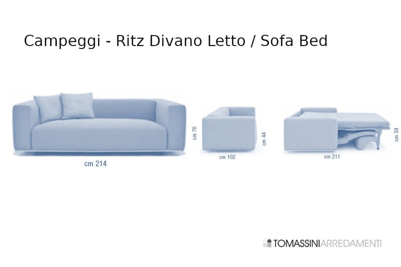 Divano Letto Matrimoniale Ritz Campeggi - 5